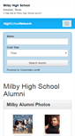 Mobile Screenshot of milbyhighschool.net